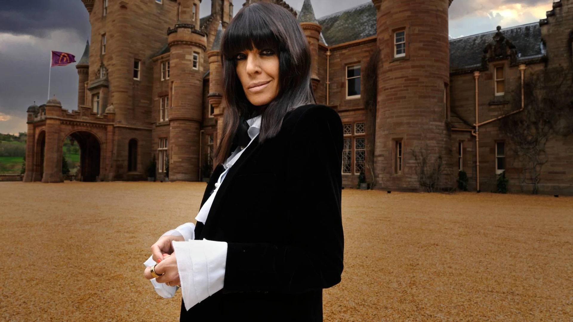 Claudia Winkleman at Ardross Castle