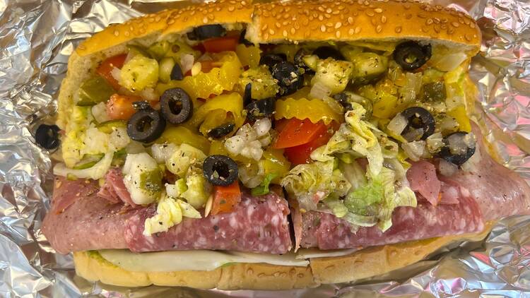 The LA Pastrami at Dan's Super Subs