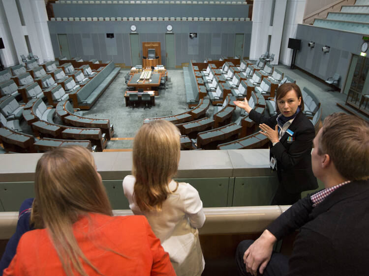 Go on a free tour of Parliament House