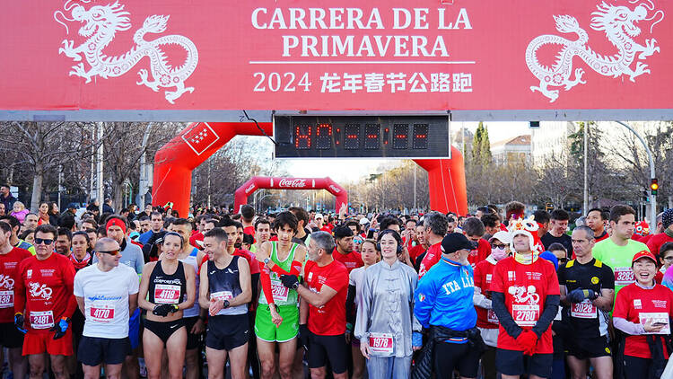 Línea de salida de la Carrera de la Primavera