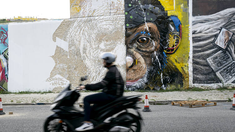 Origem, de Vhils e Bordalo II