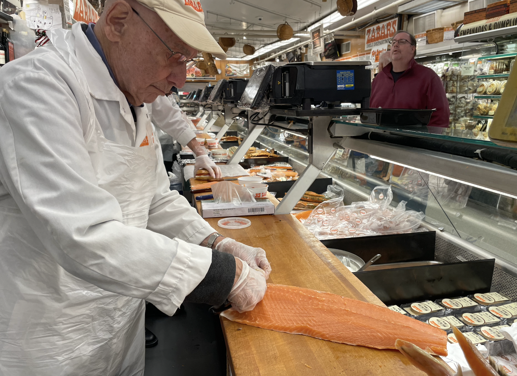 Len Berk at Zabar's