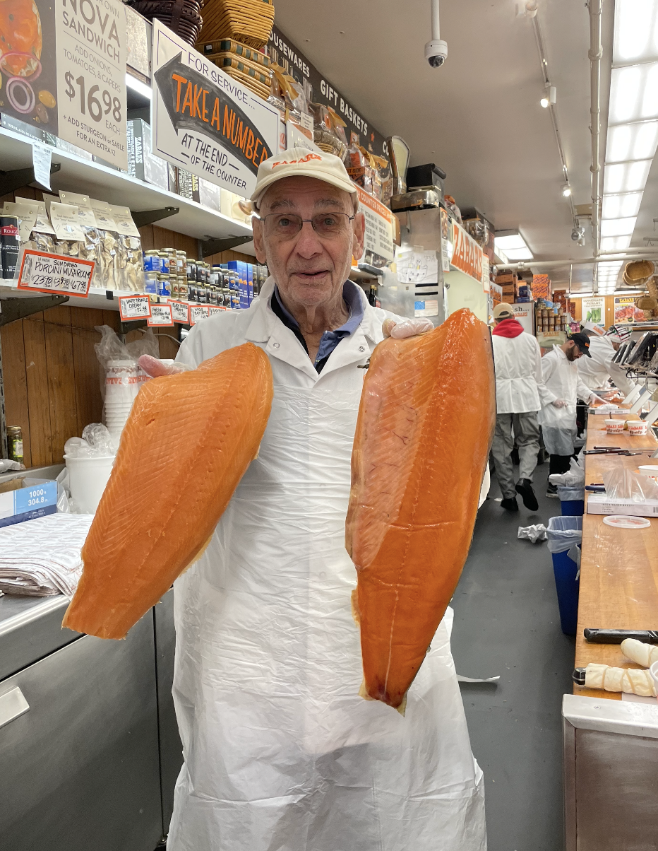 Len Berk at Zabar's