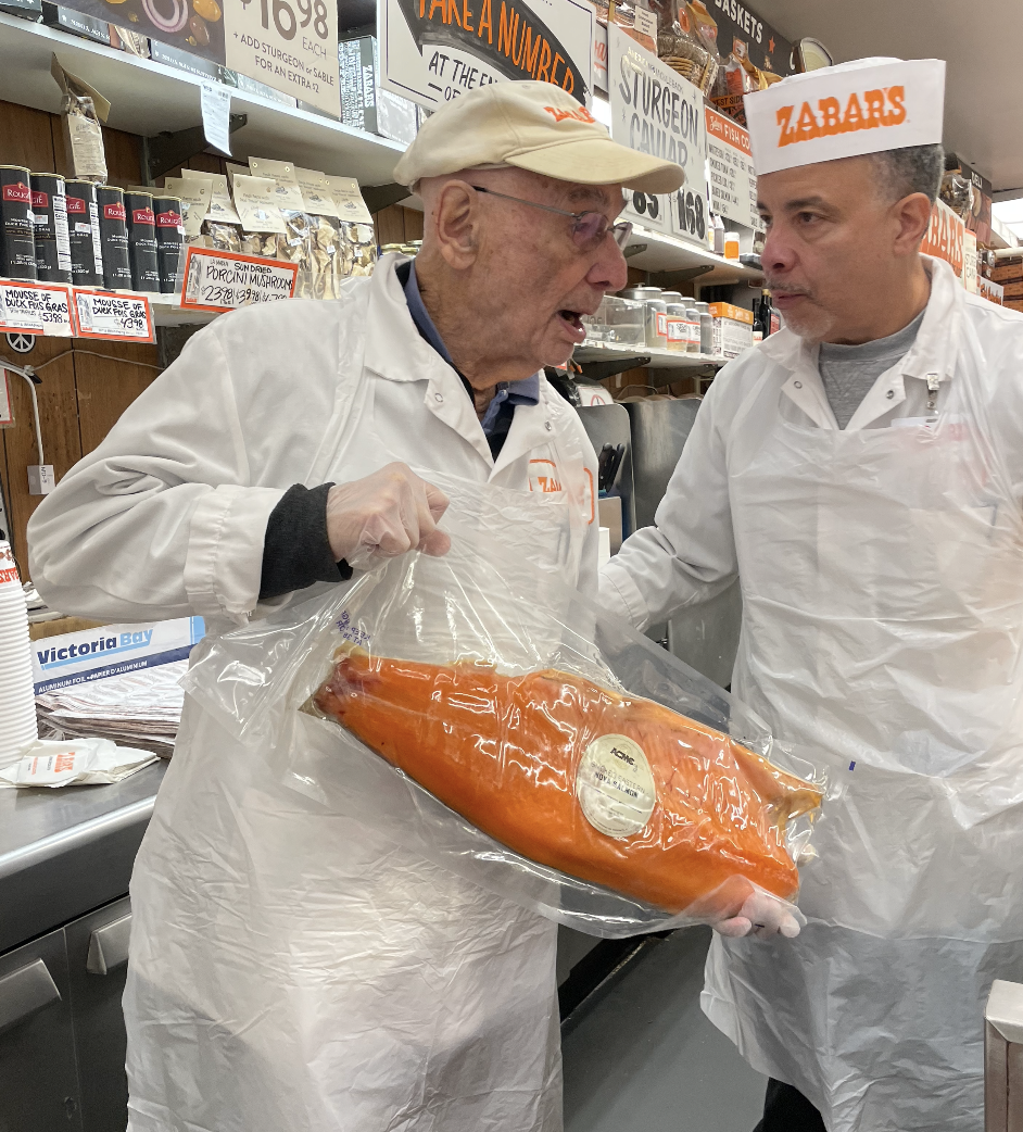 Len Berk at Zabar's