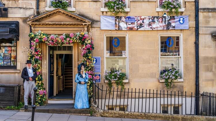 Jane Austen attraction in Bath, England