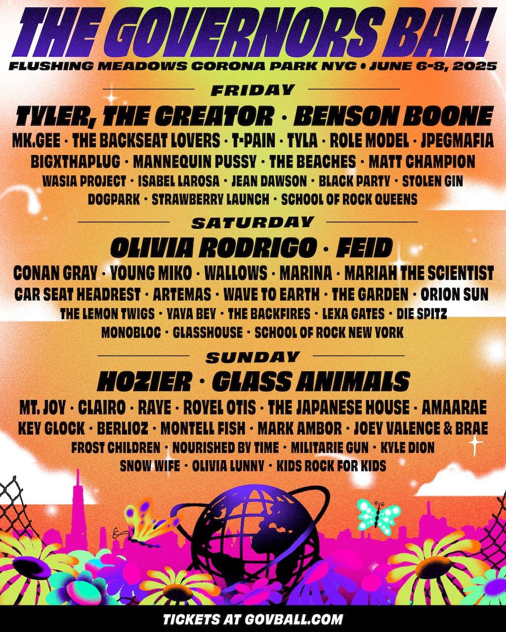 Governors Ball 2025 lineup