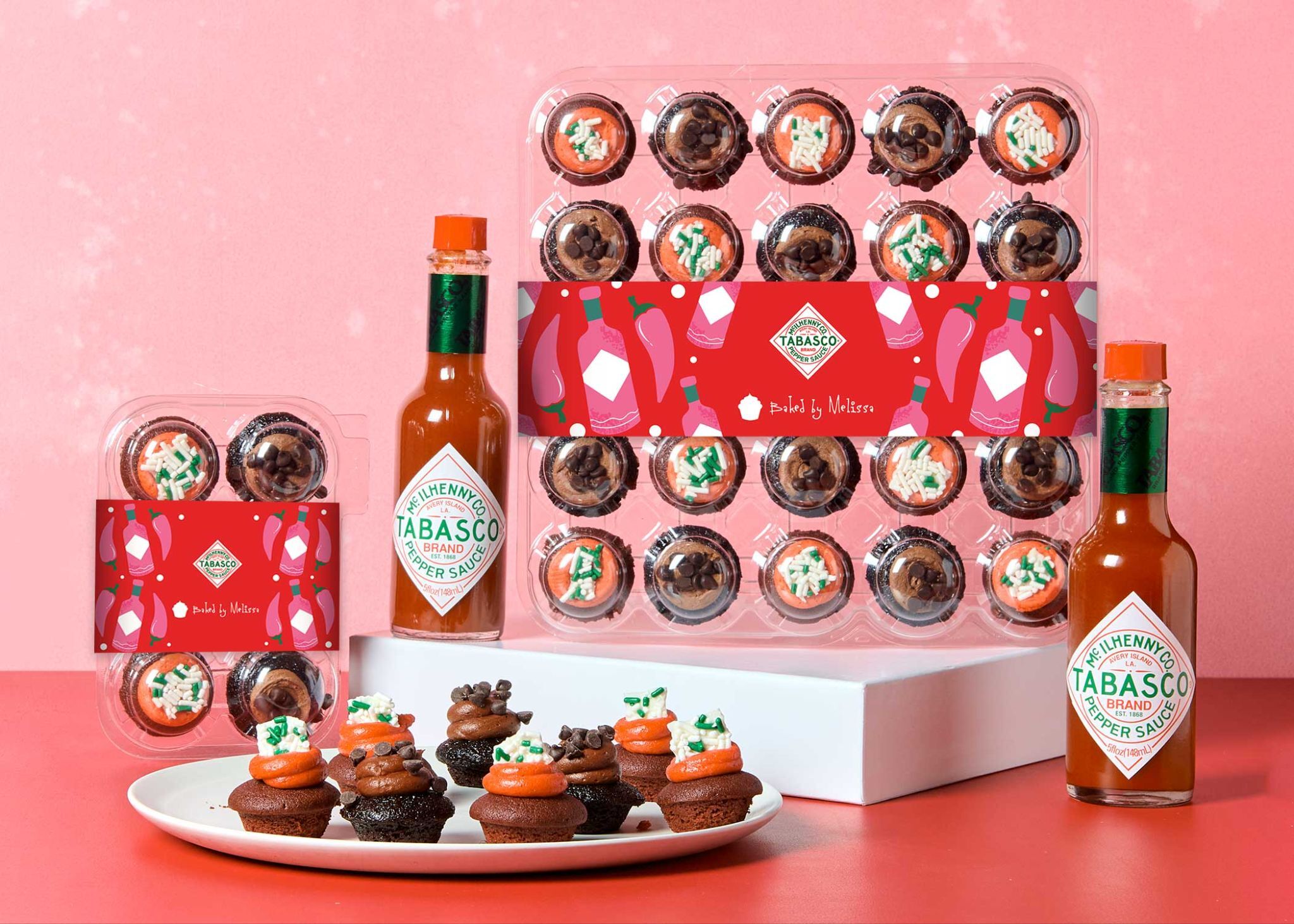 Baked by Melissa and Tabasco released a spicy and sweet cupcake line sure to tickle your taste buds