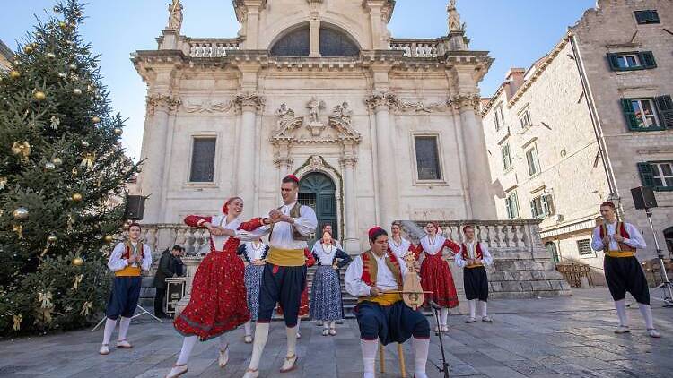 Lindjo folk group, St Blaise's Church, Dubrovnik