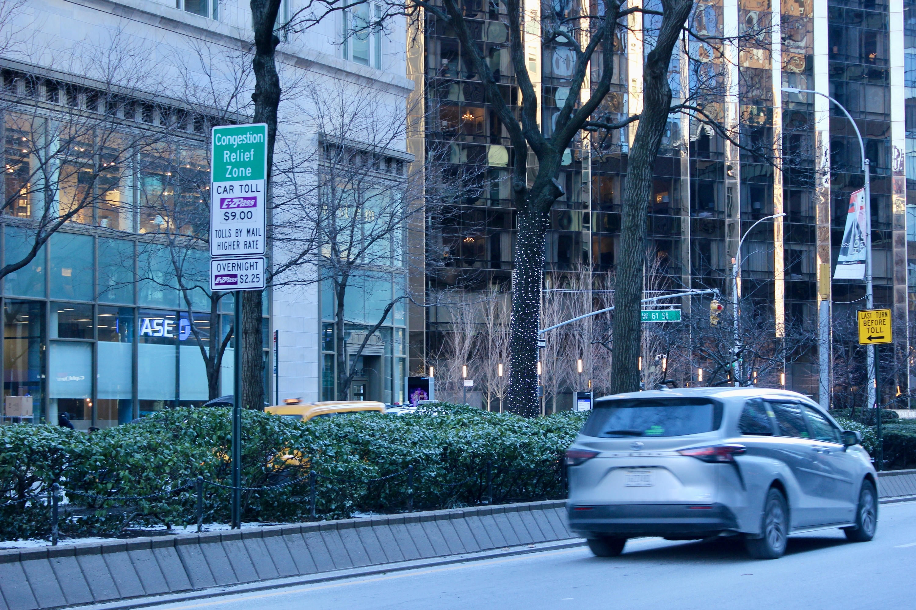 NYC traffic reduces after New York introduces congestion charge