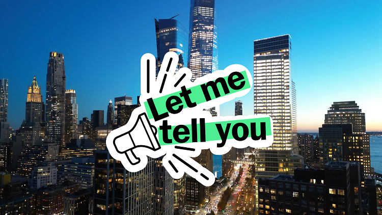 Let me tell you column nyc background