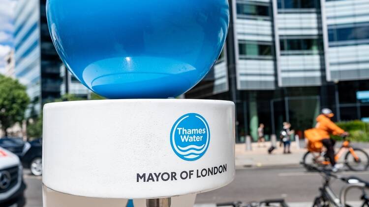 Water drinking fountain in London