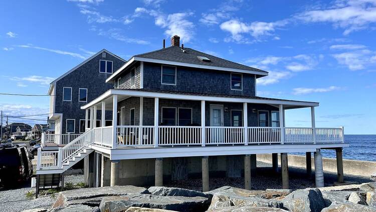 The harbor view home in Scituate