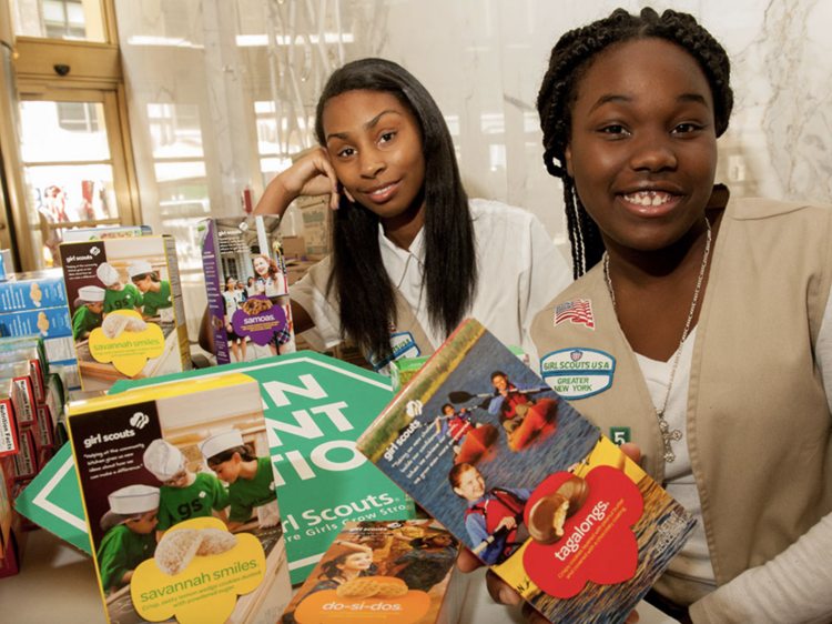 This interactive map will show you where to get your Girl Scout cookies in NYC right now