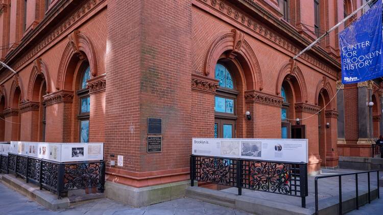 An exterior view of the Center for Brooklyn History.