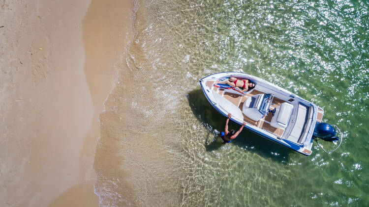 Boatlife boat on Sydney Harbour