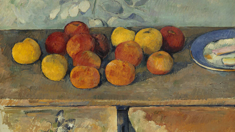 Apples and Biscuits by Paul Cézanne