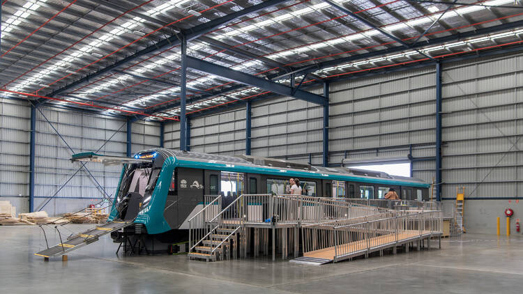 metro train mock-up