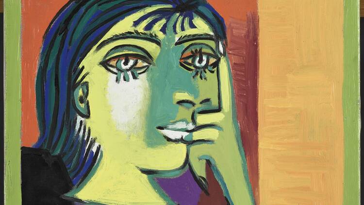 Pablo Picasso《Portrait of Dora Maar》，1937