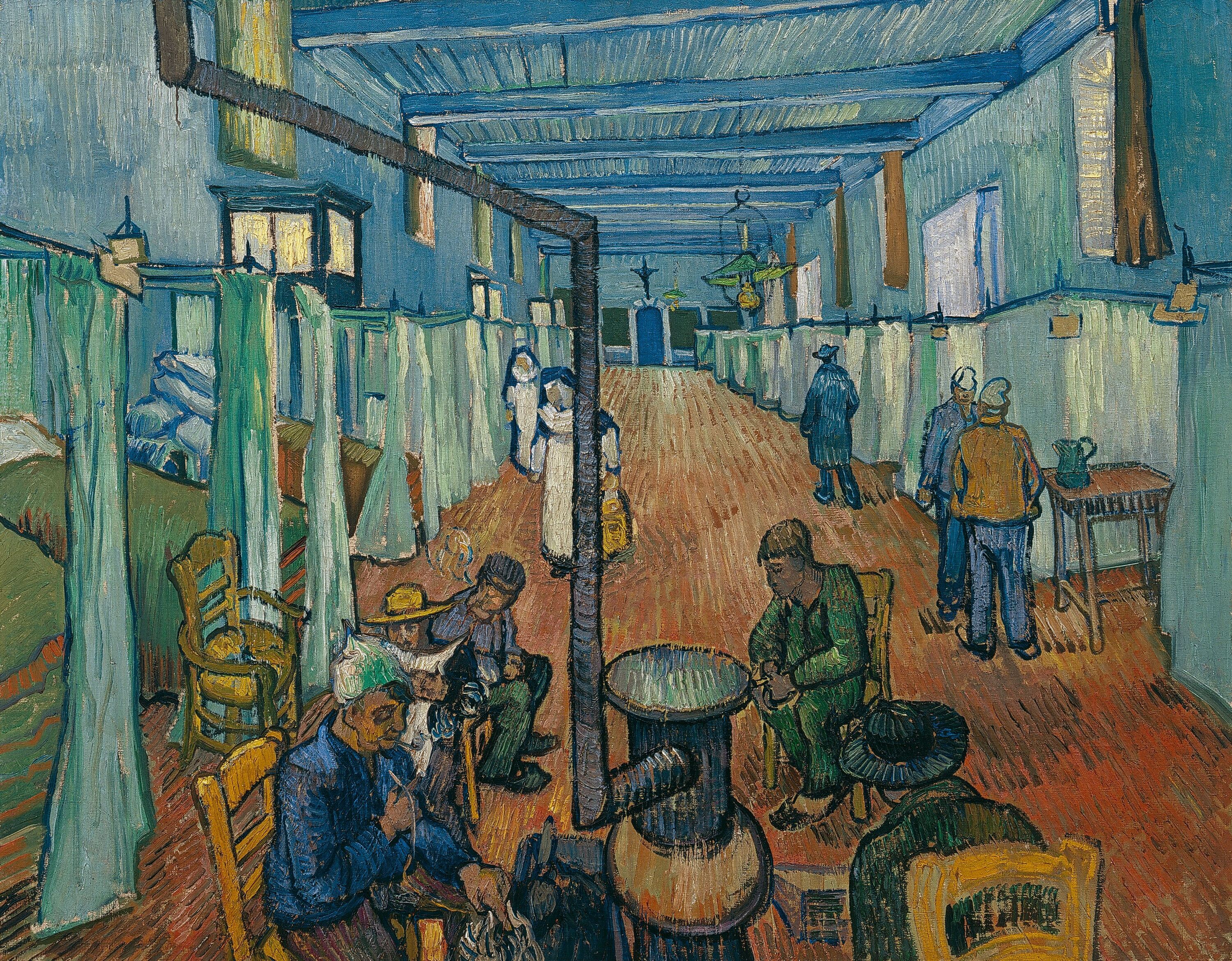 Vincent van Gogh, A Ward in the Hospital at Arles, 1889 . Image : The Swiss Confederation, Federal Office of Culture, Oskar Reinhart Collection “Am Römerholz ”, Winterthur