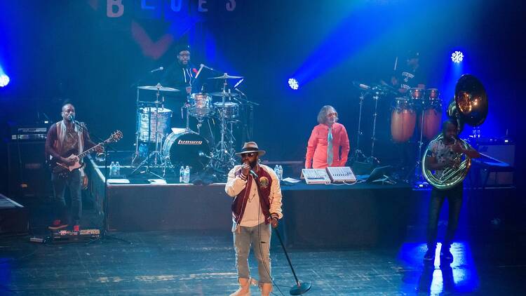 The Roots on stage