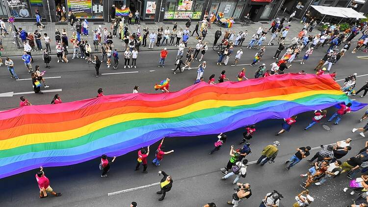 Celebrate pride on Christopher Street Day Celebrate pride on Christopher Street Day