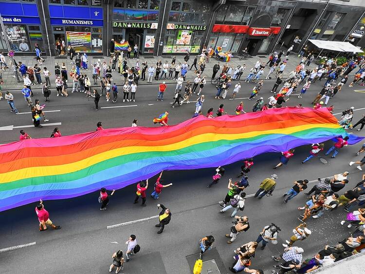 Celebrate pride on Christopher Street Day Celebrate pride on Christopher Street Day