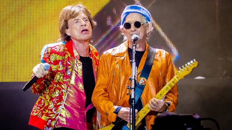 The Rolling Stones performing live