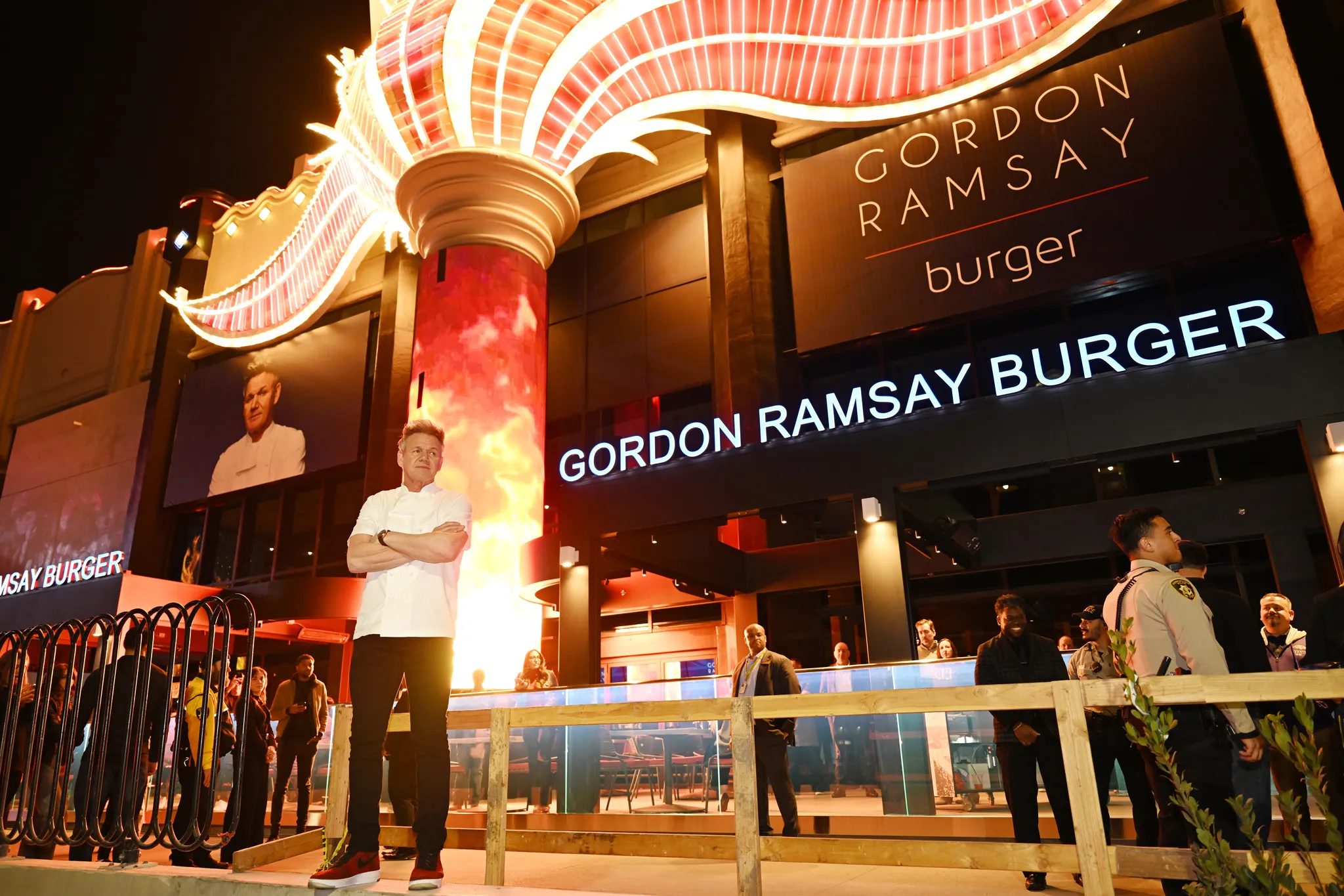 Gordon Ramsay Burger at Flamingo Las Vegas Grand Opening