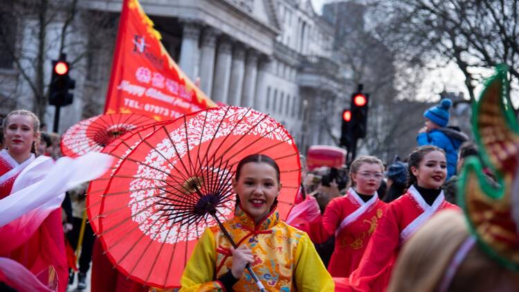 London’s Trafalgar Square celebrations