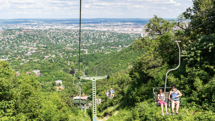 Soar over Budapest by chairlift