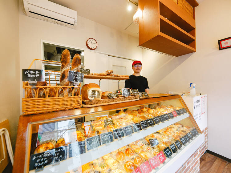 現地そのままの雰囲気で旗の台の商店街に溶け込む