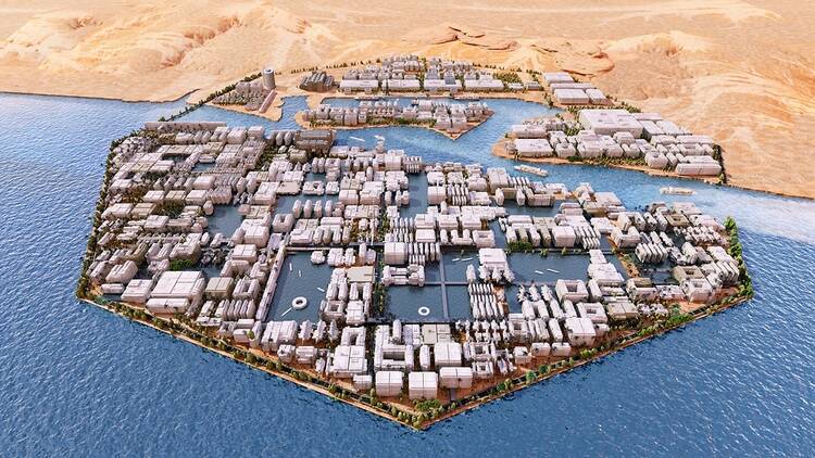 The Neom city project in Saudi Arabia