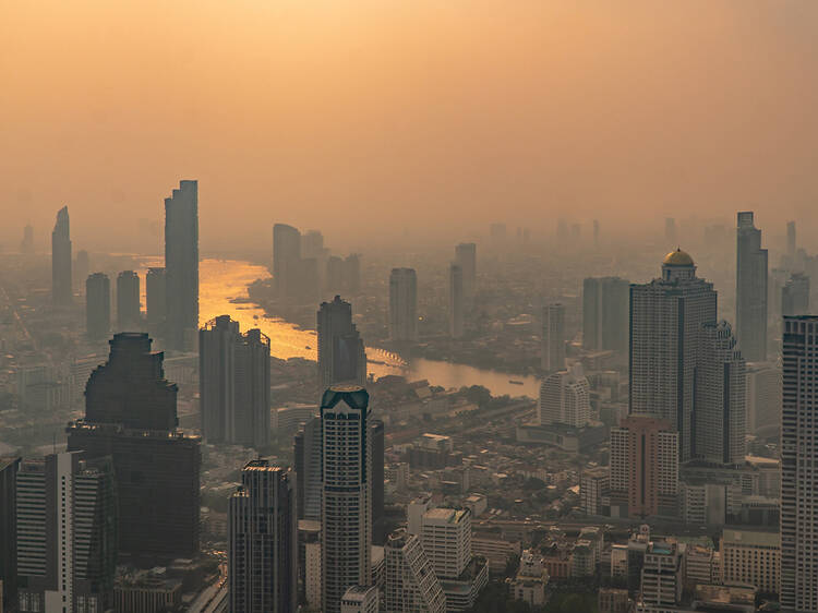 PM 2.5 levels drop in Bangkok to 38 orange areas