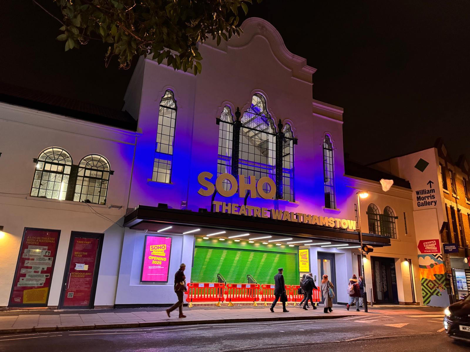 Soho Theatre Walthamstow is finally here: opening date and line-up announced