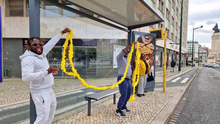 Abrigo na Avenida Fontes Pereira de Melo