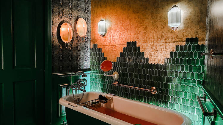 Soak your troubles away in this Wicked-themed bath