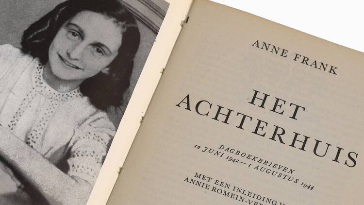  Introduction to the Diary of Anne Frank. High quality photo