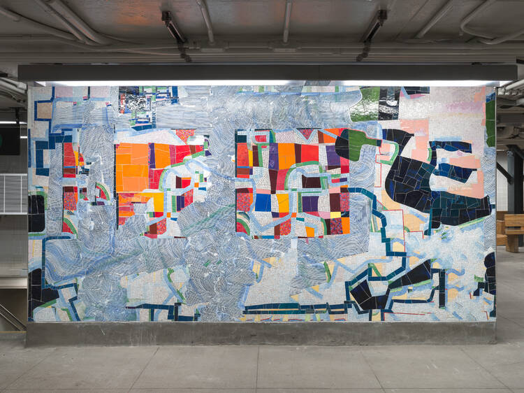 Abstract mosaics are bringing a powerful message to this Upper East Side subway station