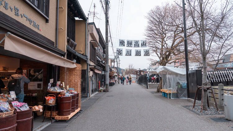 Score fresh produce at the Miyagawa Morning Market