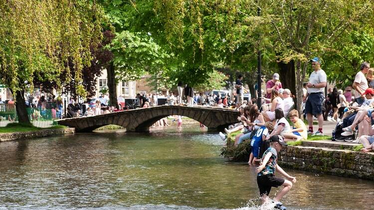 Bourton-on-the-Water in Gloucestershire, Cotswolds