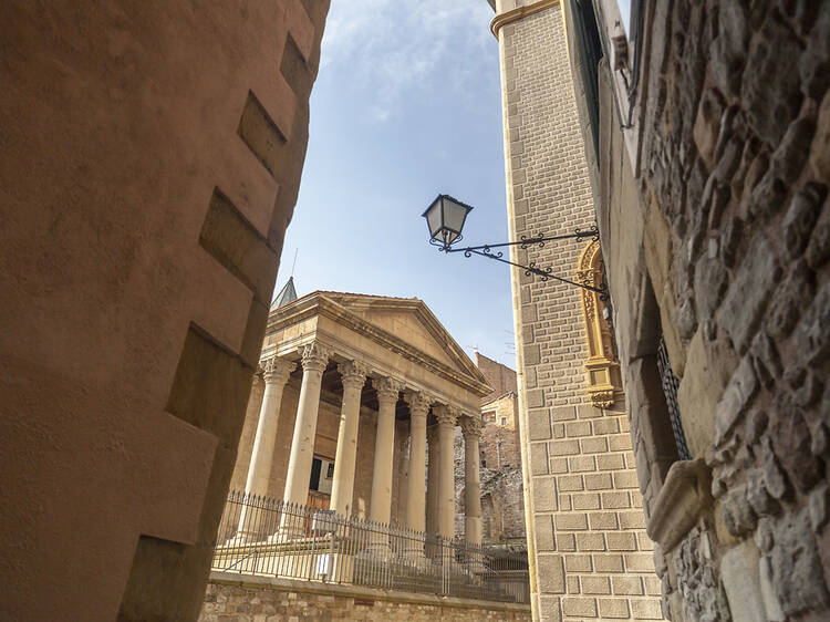 El temple romà més ben conservat d’Espanya, un dels secrets que amagava aquest castell de Catalunya