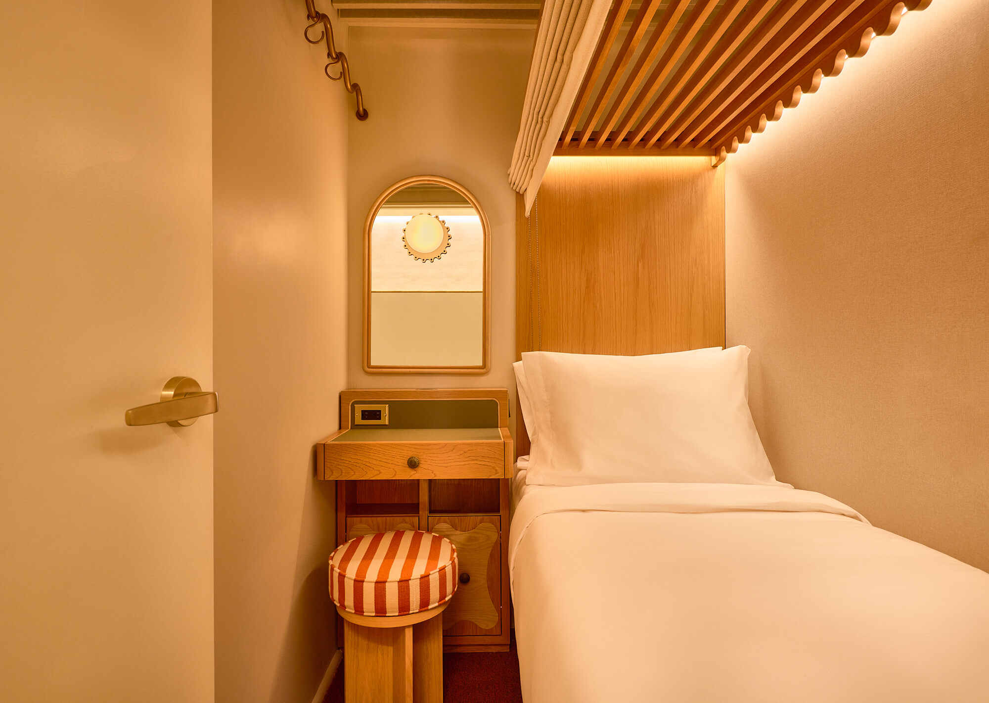 An affordable, first-of-its-kind sleeper cabin hotel is opening on the Bowery this spring