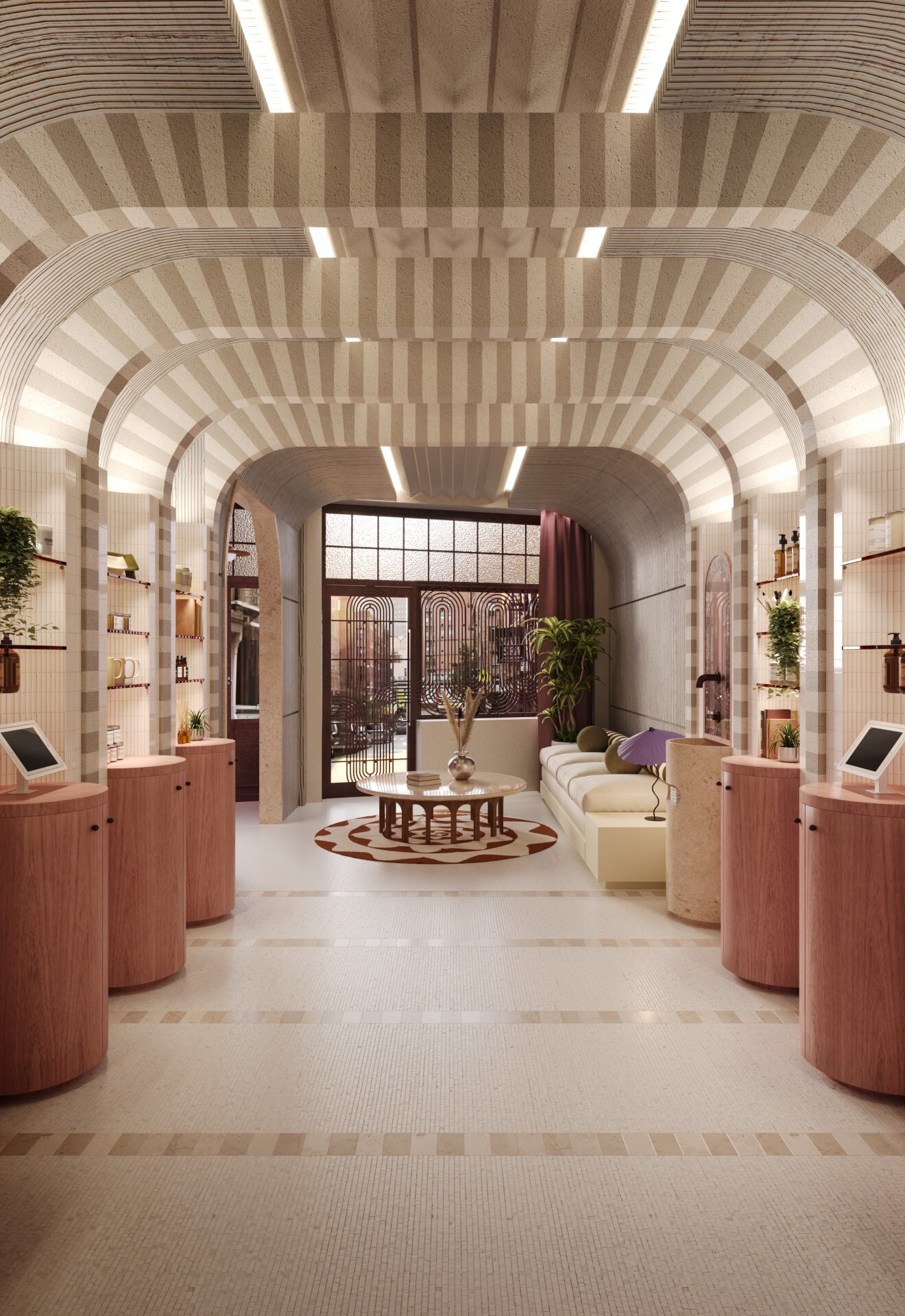 Now Now NoHo lobby and guest lounge
