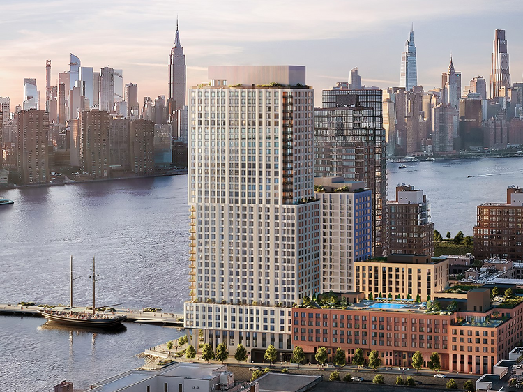 An affordable housing lottery just opened on the Greenpoint waterfront