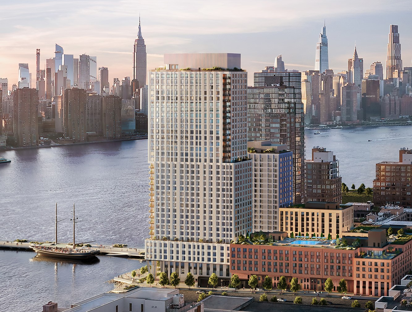 An affordable housing lottery just opened on the Greenpoint waterfront