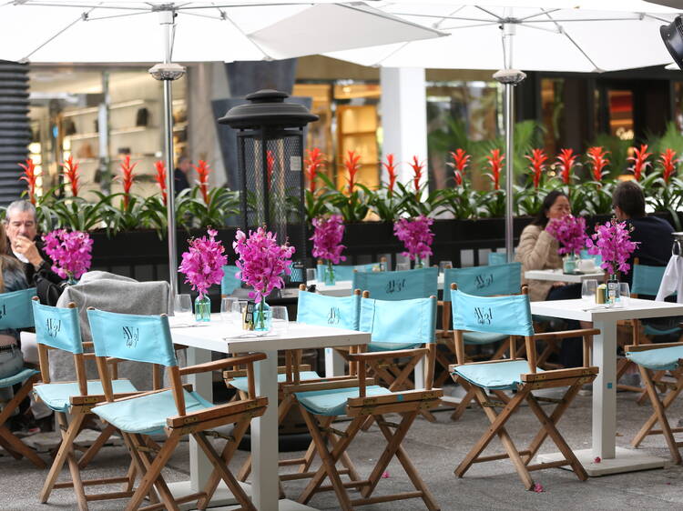 A Tiffany & Co. outdoor café has popped up in Bal Harbour through the end of February