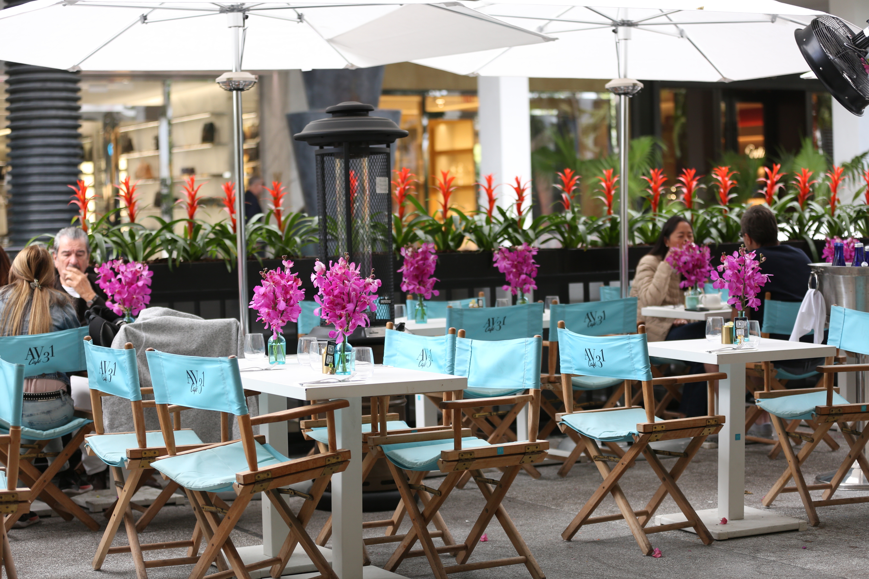 A Tiffany & Co. outdoor café has popped up in Bal Harbour through the end of February