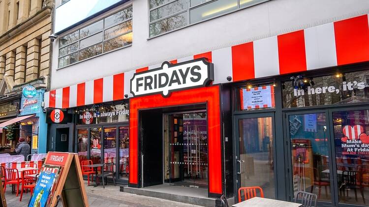 TGI Fridays restaurant in London’s Leicester Square