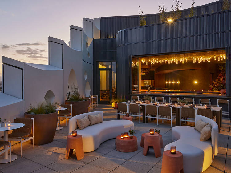Soak up the sun (or stars) at a local rooftop bar