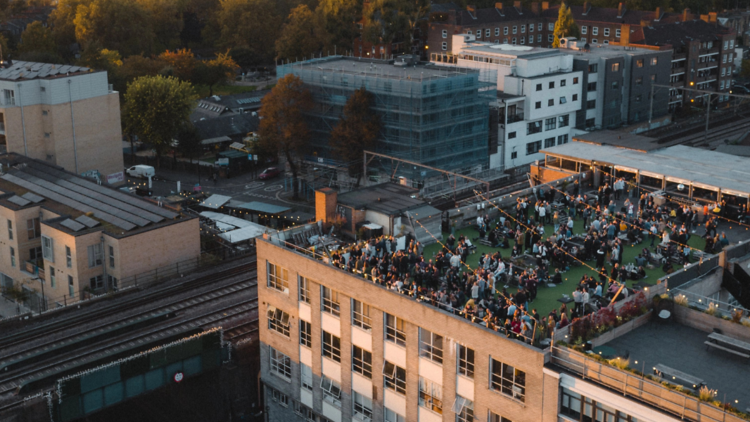 Netil360 rooftop bar in London